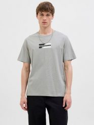 Jack & Jones Koszulka "Jjcorp" w kolorze szarym rozmiar: L. Szare bezrękawniki Jack & Jones, l, bez wzorów, z bawełny, bez kołnierzyka, bez ramiączek. Za 41.79 zł.