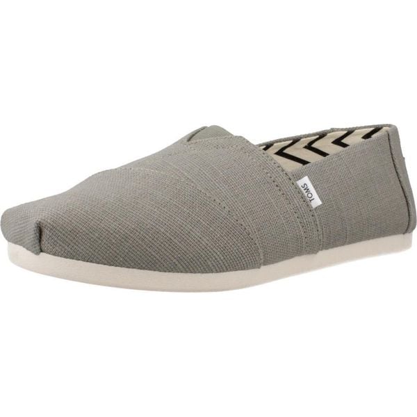Sandały TOMS 10021903T Szary. Szare sandały Toms, z tkaniny, bez zapięcia. Za 236.99 zł.