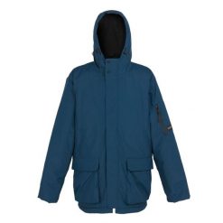Męska Kurtka Ocieplana Volter. Niebieskie kurtki Regatta, m, bez wzorów, z materiału, z kapturem. Za 309.99 zł.