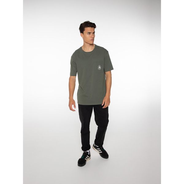 Koszulka męska Protest ISIAH. Zielone bielizna termoaktywna Protest, na lato, l, bez wzorów, z bawełny, bez ramiączek. Za 129.99 zł.