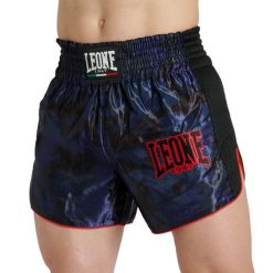Spodenki bokserskie męskie Leone 1947 Camo Fight. Niebieskie szorty LEONE 1947, m, bez wzorów, sportowe. Za 269.99 zł.