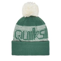 Czapka Quiksilver. Zielone czapki zimowe Quiksilver, bez wzorów. Za 69.99 zł.