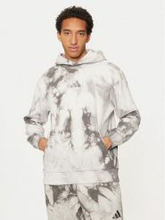 Adidas Bluza ALL SZN Fleece Washed IX1257 Szary Regular Fit. Szare bluzy Adidas, m, bez wzorów, z bawełny, bez kaptura. Za 219.99 zł.