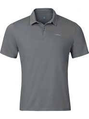 Odlo Funkcyjna koszulka polo "Carada" w kolorze szarym rozmiar: M. Szare koszulki polo ODLO, m, bez wzorów, z materiału, bez kołnierzyka, bez ramiączek. Za 132.67 zł.
