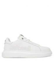 Just Cavalli Sneakersy 80QA3SBA ZPC16 Biały. Białe buty sportowe casual Just Cavalli, bez wzorów, ze skóry, bez zapięcia. Za 669.99 zł.