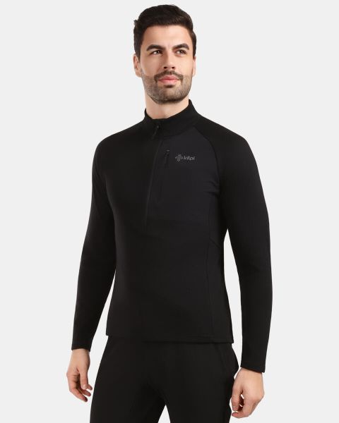 Męska bluza sportowa Kilpi MONTALE-M. Czarne bluzy bez kaptura Kilpi, m, bez wzorów, z materiału, bez kaptura. Za 318.77 zł.
