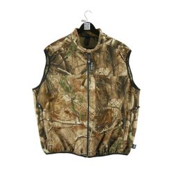 Męska kurtka polarowa do polowania Realtree. Brązowe kurtki MOSSY OAK, l, bez wzorów, z polaru, bez kaptura. Za 170.36 zł.