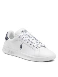 Polo Ralph Lauren Sneakersy Hrt Ct II 809829824003 Biały. Białe buty sportowe casual Polo Ralph Lauren, bez wzorów, ze skóry, bez zapięcia. Za 399.99 zł.