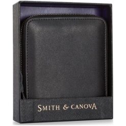 Smith & Canova Portfel Męski Czarny. Portfele marki Smith & Canova. Za 149.00 zł.