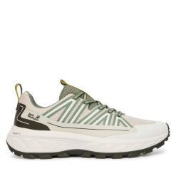 Trekkingi Jack Wolfskin. Brązowe buty trekkingowe Jack Wolfskin, bez wzorów, bez zapięcia. Za 489.99 zł.