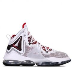 Buty koszykarskie męskie Nike Lebron 19 Sketch. Białe buty do koszykówki Nike, bez zapięcia, do koszykówki. Za 1,149.99 zł.