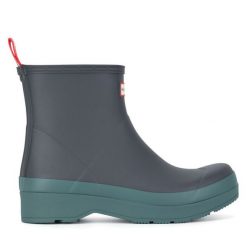 Kalosze Hunter. Szare śniegowce Hunter, bez zapięcia. Za 349.99 zł.