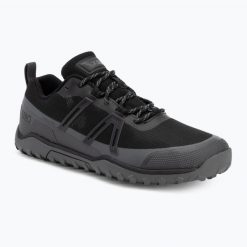 Buty barefoot męskie Xero Shoes Scrambler Trail Low WP. Czarne buty trekkingowe XERO SHOES, bez wzorów, bez zapięcia, trekkingowe. Za 589.99 zł.