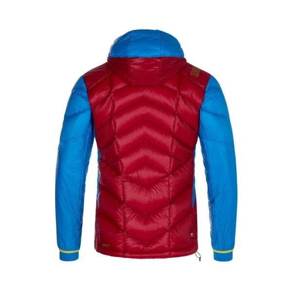 Kurtka puchowa La Sportiva Aiguille. Czerwone kurtki La Sportiva, s, bez wzorów, z materiału, bez kaptura. Za 1,772.65 zł.