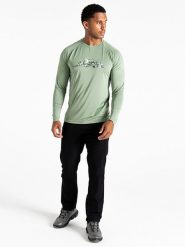 Dare 2b Koszulka funkcyjna "Tech" w kolorze zielonym rozmiar: M. Zielone t-shirty sportowe Dare 2B, bez wzorów, z materiału, bez ramiączek, outdoorowe. Za 70.74 zł.