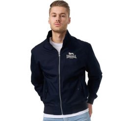 Kurtka puchowa Lonsdale Classic. Niebieskie kurtki Lonsdale, bez wzorów, z puchu, bez kaptura. Za 385.00 zł.