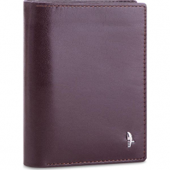 Duży Portfel Męski PUCCINI - PL1900 Brown 2. Brązowe portfele Puccini, bez wzorów, ze skóry. W wyprzedaży za 129.00 zł.