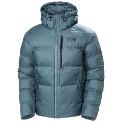 Kurtka z kapturem Helly Hansen Active Winter. Niebieskie kurtki Helly Hansen, na zimę, bez wzorów, z puchu, z kapturem. Za 1,190.50 zł.