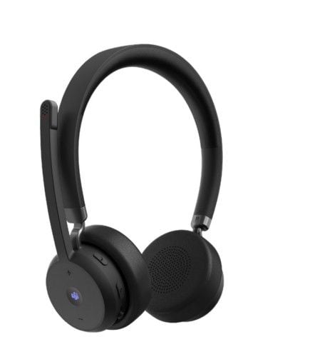 Lenovo Wireless VoIP Headset Zestaw słuchawkowy Bezprzewodowy Opaska na głowę Biuro/centrum telefoniczne Bluetooth Czarny. Czarne słuchawki bezprzewodowe Lenovo. Za 435.99 zł.