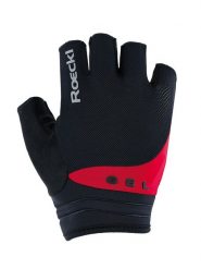 Rękawiczki rowerowe Roeckl Itamos 2. Czarne rękawiczki Roeckl, bez wzorów, z materiału. Za 282.50 zł.