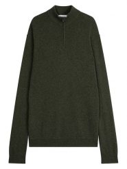 Just Cashmere Kaszmirowy sweter "Nour" w kolorze ciemnozielonym rozmiar: L. Zielone swetry nierozpinane Just Cashmere, l, bez wzorów, z kaszmiru, bez kołnierzyka, bez ramiączek. Za 456.99 zł.