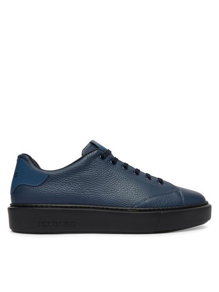 Iceberg Sneakersy IU163409 Granatowy. Niebieskie buty sportowe casual ICEBERG, bez wzorów, ze skóry, bez zapięcia. Za 872.99 zł.