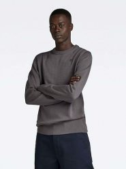G-Star Sweter w kolorze antracytowym rozmiar: XXL. Czarne swetry nierozpinane G-Star, xxl, bez wzorów, z wełny, bez kołnierzyka, bez ramiączek. Za 145.94 zł.
