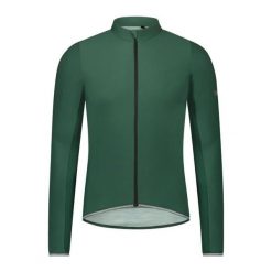 EVOLVE All Seasons Merino Jersey, Moss green. Zielone bluzy Shimano, bez wzorów, z jersey, bez kaptura. Za 617.05 zł.