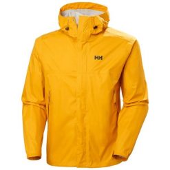 Kurtka wodoodporna Helly Hansen Loke. Żółte kurtki przeciwdeszczowe Helly Hansen, l, bez wzorów, bez kaptura. W wyprzedaży za 366.95 zł.