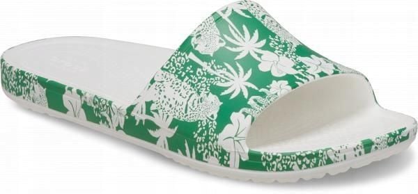 Klapki Dla Dorosłych Crocs Kadee Graphic Slide. Białe klapki Crocs, z materiału. Za 89.99 zł.