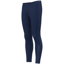 Legginsy Jako Power. Niebieskie legginsy długie sportowe JAKO, bez wzorów, z materiału, do piłki nożnej. Za 283.50 zł.