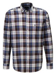 FYNCH-HATTON Koszula - Casual fit - w kolorze granatowo-białym rozmiar: 3XL. Niebieskie koszule Fynch-Hatton, xl, bez wzorów, z bawełny, bez kołnierzyka, bez ramiączek. Za 100.99 zł.