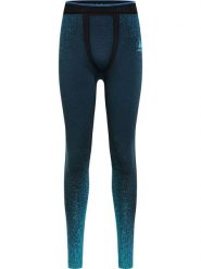 Odlo Kalesony funkcyjne "Performance Warm Blackcomb" w kolorze granatowym rozmiar: M. Niebieskie kalesony ODLO, m, bez wzorów, ze skóry. Za 190.18 zł.