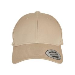 Czapka Flexfit Snapback. Zielone czapki z daszkiem FLEXFIT, bez wzorów, z bawełny. Za 67.65 zł.