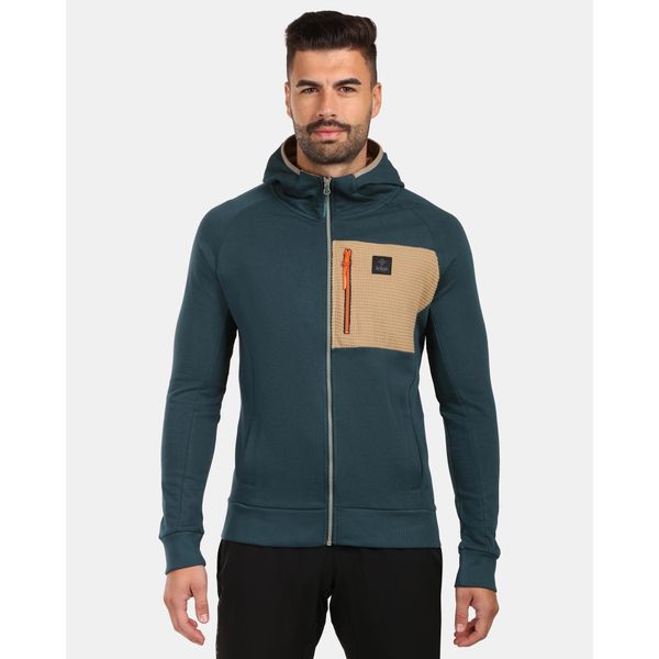 Stylowa i wygodna bawełniana bluza z kapturem Kilpi BALU-M. Zielone bluzy z kapturem Kilpi, m, bez wzorów, z bawełny, z kapturem. Za 267.13 zł.