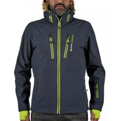 Kurtka softshellowa ze sztucznym futrem Peak Mountain Casada. Szare kurtki narciarskie i snowboardowe Peak Mountain, m, bez wzorów, narciarskie. W wyprzedaży za 404.00 zł.