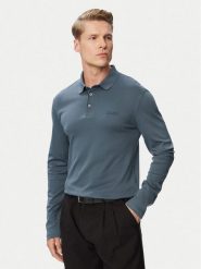 Calvin Klein Polo Supima LV04LH240G Szary ciemny Slim Fit. Szare koszulki polo CALVIN KLEIN, l, bez wzorów, z bawełny, bez kołnierzyka, bez ramiączek. Za 369.99 zł.