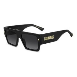 Okulary przeciwsłoneczne DSQUARED2 D2 0165/S 807 9O dla mężczyzn, rozmiar 57 mm. Czarne okulary przeciwsłoneczne Dsquared, prostokątne. Za 827.90 zł.