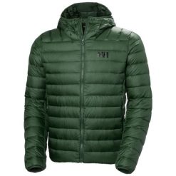 Kurtka z kapturem Helly Hansen Verglas Down 2.0. Zielone kurtki Helly Hansen, m, bez wzorów, z materiału, trekkingowe. Za 1,186.50 zł.