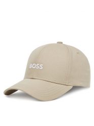 BOSS Czapka z daszkiem Zed 50495121 Beżowy. Brązowe czapki z daszkiem Boss, bez wzorów, z bawełny. Za 159.99 zł.