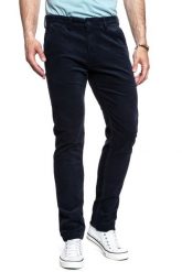 LEE SPODNIE MĘSKIE CHINO DARK MARINE L768WJ21 112121139. Niebieskie eleganckie spodnie Lee, l, z materiału, marine. W wyprzedaży za 139.99 zł.