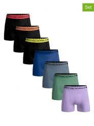 Muchachomalo Bokserki (7 par) w kolorze czarnym ze wzorem rozmiar: S. Czarne bokserki MUCHACHOMALO, s, bez wzorów. Za 178.37 zł.