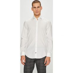 Tommy Hilfiger Tailored - Koszula. Czarne koszule Tommy Hilfiger Tailored, m, bez wzorów, z bawełny, bez kołnierzyka, bez ramiączek. W wyprzedaży za 339.90 zł.