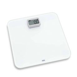 Waga łazienkowa na dynamo, do 150 kg, 30 x 30 cm, biała. Białe wagi łazienkowe ADE. W wyprzedaży za 205.00 zł.