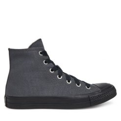 Trampki Converse. Czarne trampki Converse, bez wzorów, bez zapięcia. Za 239.99 zł.