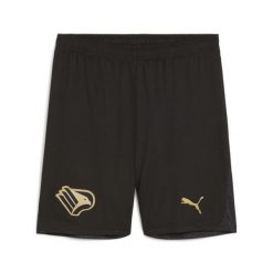 Męskie szorty wyjazdowe Palermo F.C. 24/25 PUMA Black Gold. Czarne szorty Puma, m, bez wzorów, sportowe. W wyprzedaży za 159.00 zł.
