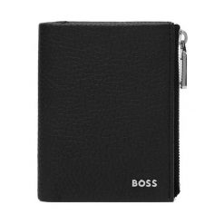 Portfel BOSS. Czarne portfele Boss, bez wzorów. Za 629.99 zł.