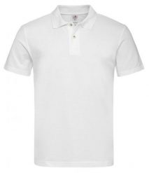 Biała Bawełniana Koszulka POLO -STEDMAN- Męska, Krótki Rękaw, z Kołnierzykiem, Casualowa. Białe bluzki z długim rękawem Stedman, l, bez wzorów, z bawełny, bez kołnierzyka, bez ramiączek. Za 89.00 zł.
