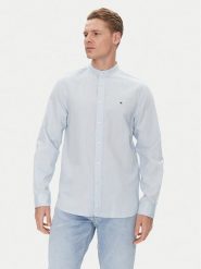 Tommy Hilfiger Koszula MW0MW40716 Błękitny Regular Fit. Niebieskie koszule Tommy Hilfiger, m, bez wzorów, z bawełny, bez kołnierzyka, bez ramiączek. Za 369.99 zł.