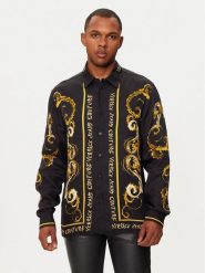 Versace Jeans Couture Koszula 77GAL2RC Czarny Regular Fit. Czarne koszule Versace Jeans Couture, m, bez wzorów, z jeansu, bez kołnierzyka, bez ramiączek. Za 959.99 zł.